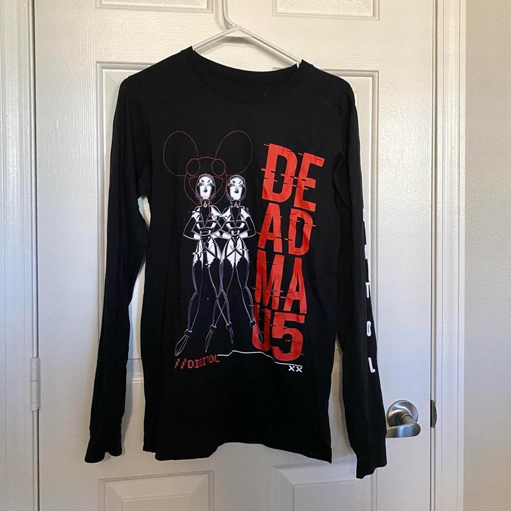 Small Black Deadmau5 Long Sleeve Shirt